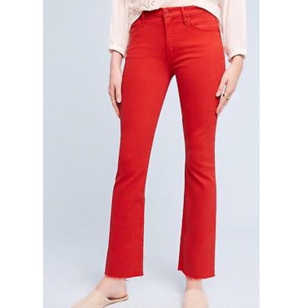 Mother Insider Crop High-Rise Petite Jeans 24